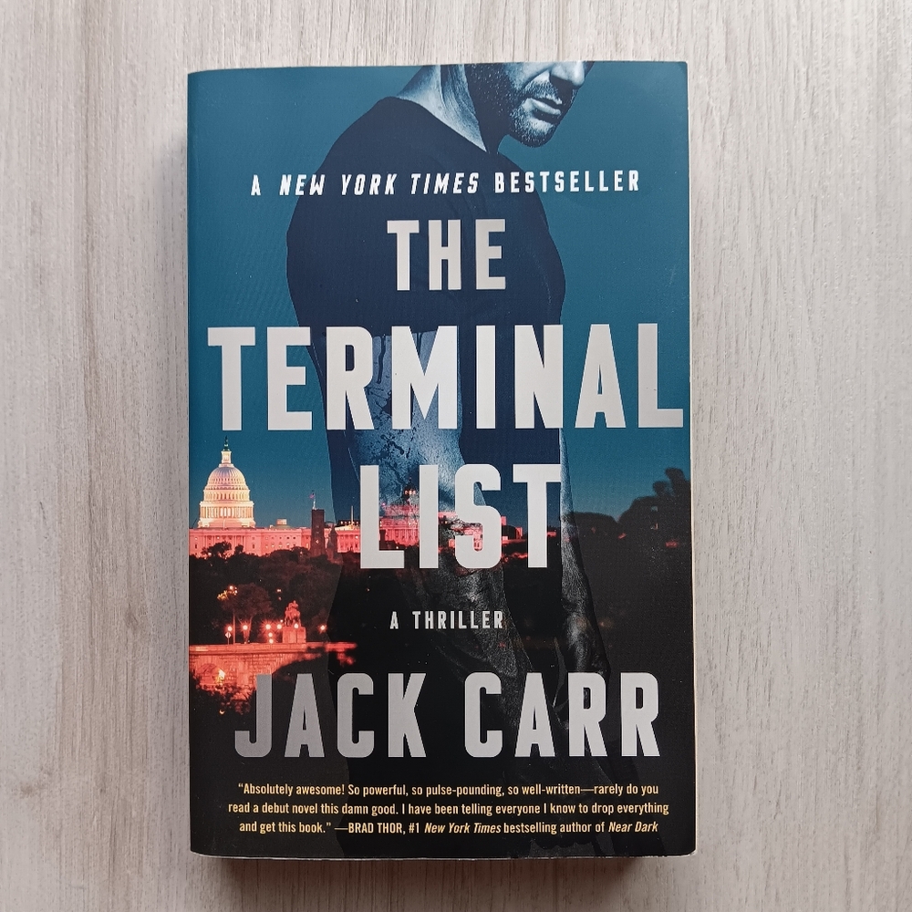 The Terminal List A Thriller by Jack Carr Fiction Paperback Book 385 Pages